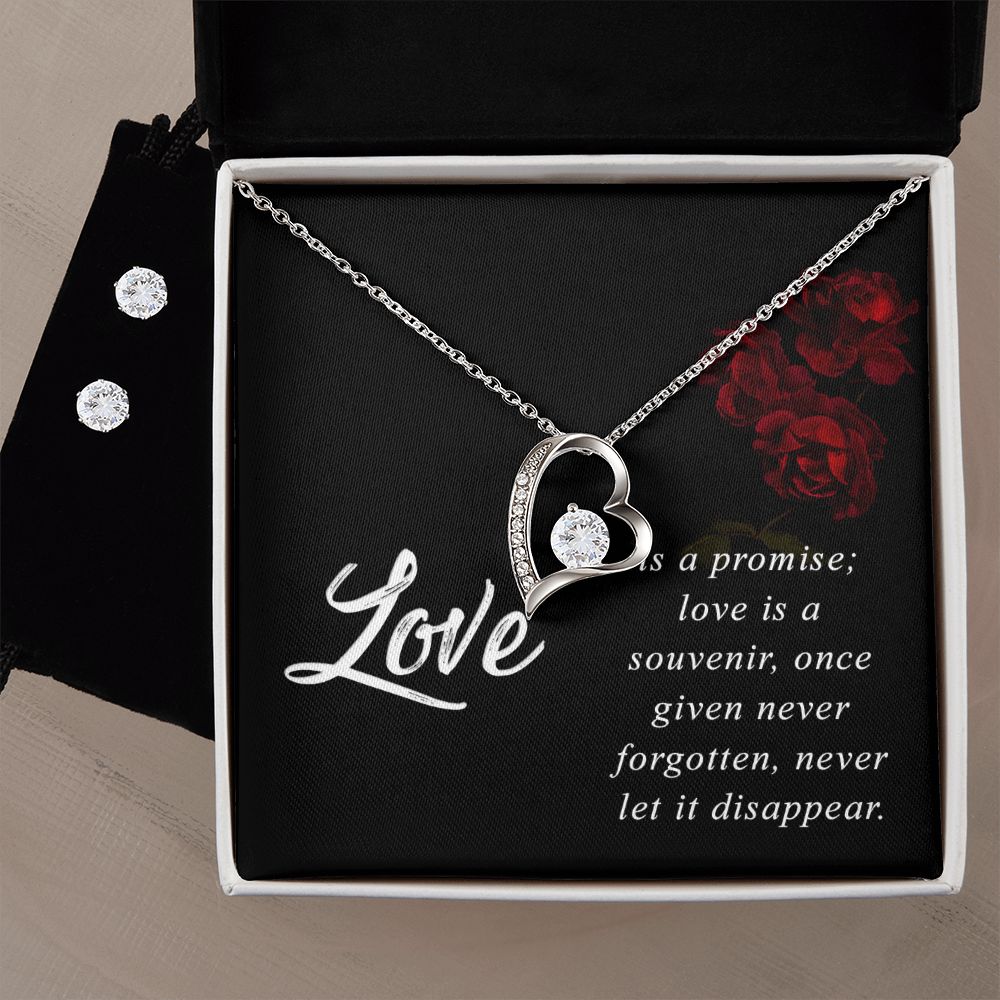 Forever Love + CZ earrings 9.29