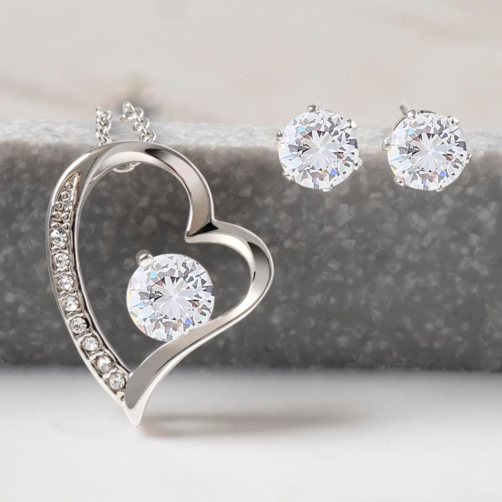 Testing Forever Love + CZ earrings 9.19.22