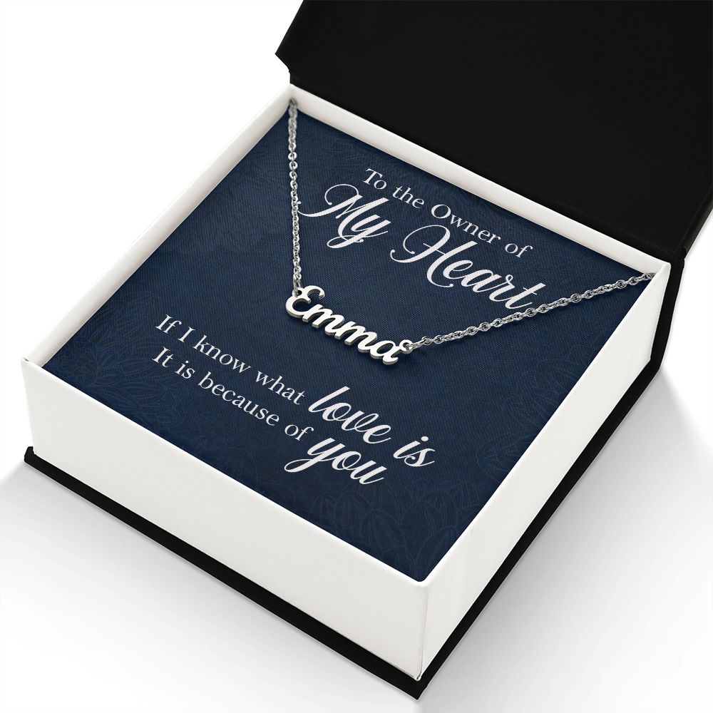 NAME NECKLACE V-DAY
