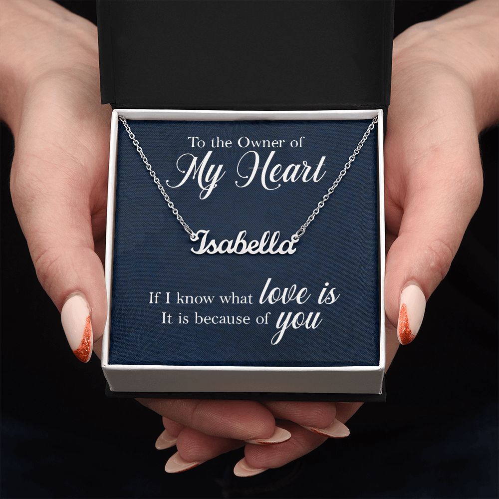 NAME NECKLACE V-DAY