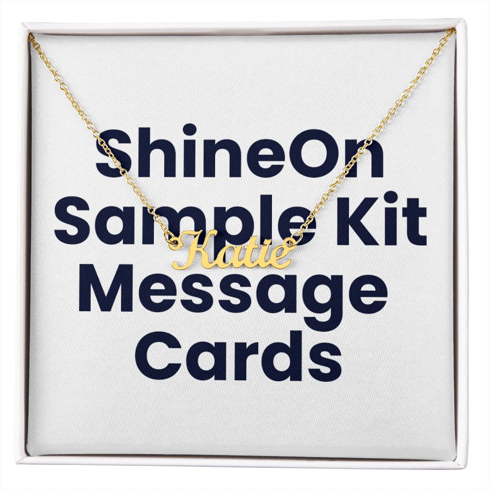 testing gold name necklace