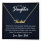 Name Necklace - To My Daughter