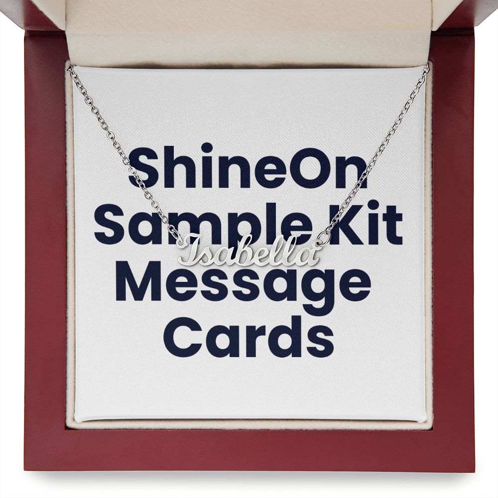 TESTING GOLD NAME NECKLACE