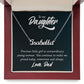 To My Daughter Love Dad Name Necklace
