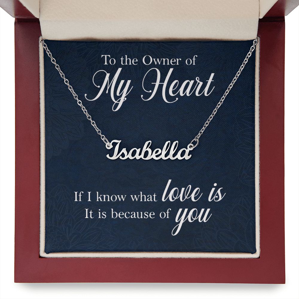 NAME NECKLACE V-DAY