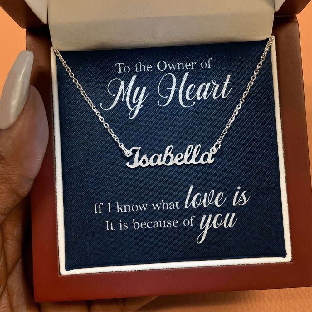 NAME NECKLACE V-DAY