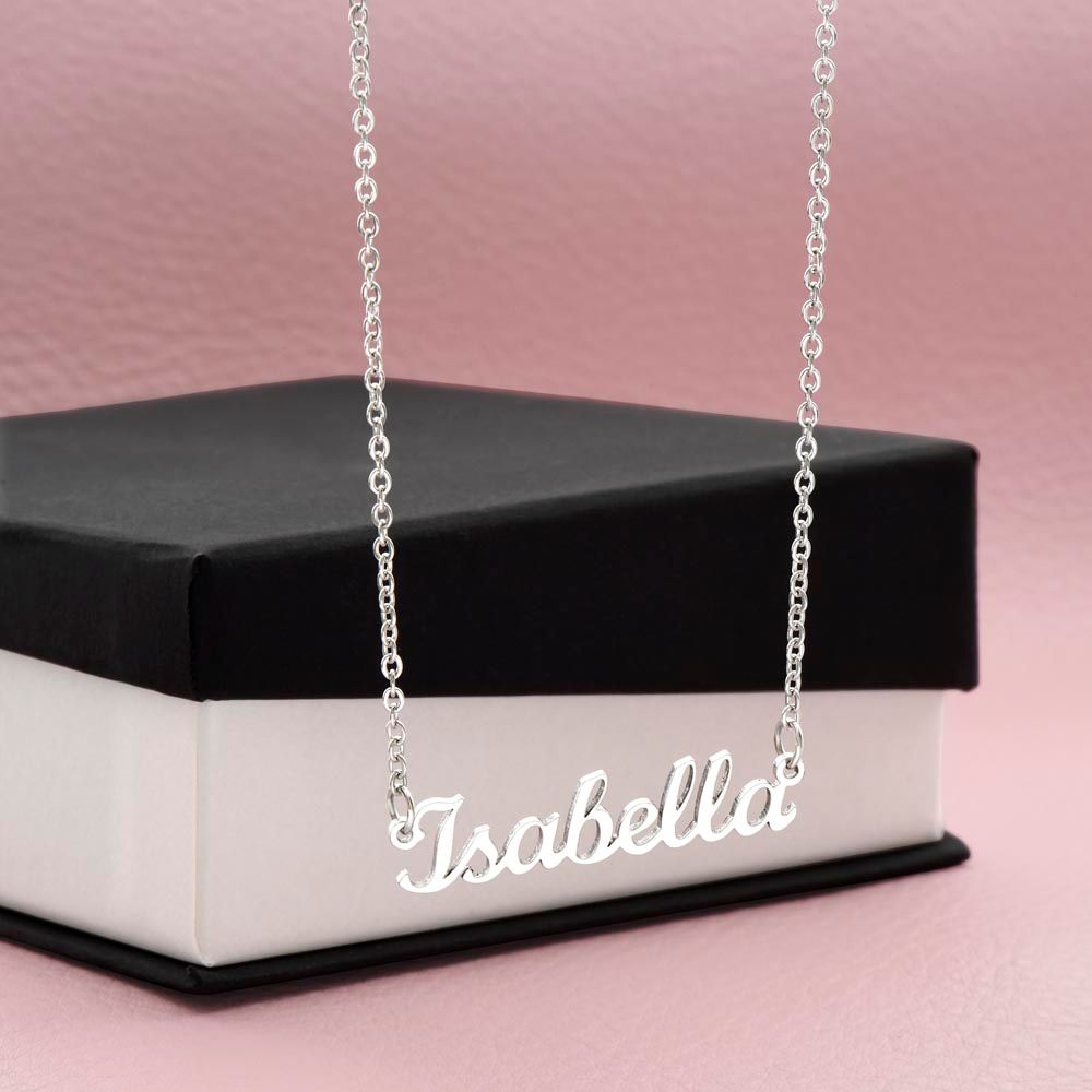 Testing Gold Name Necklace