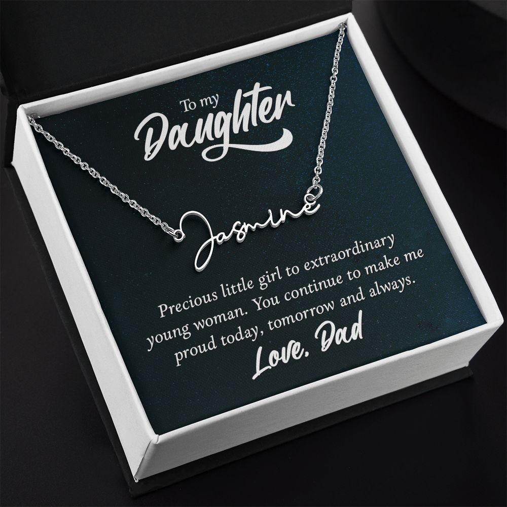 Signature style name necklace