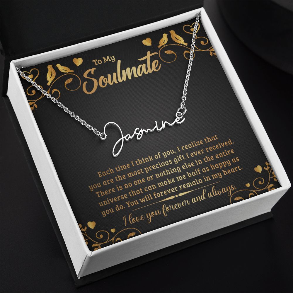 Final Test Signature Name Necklace