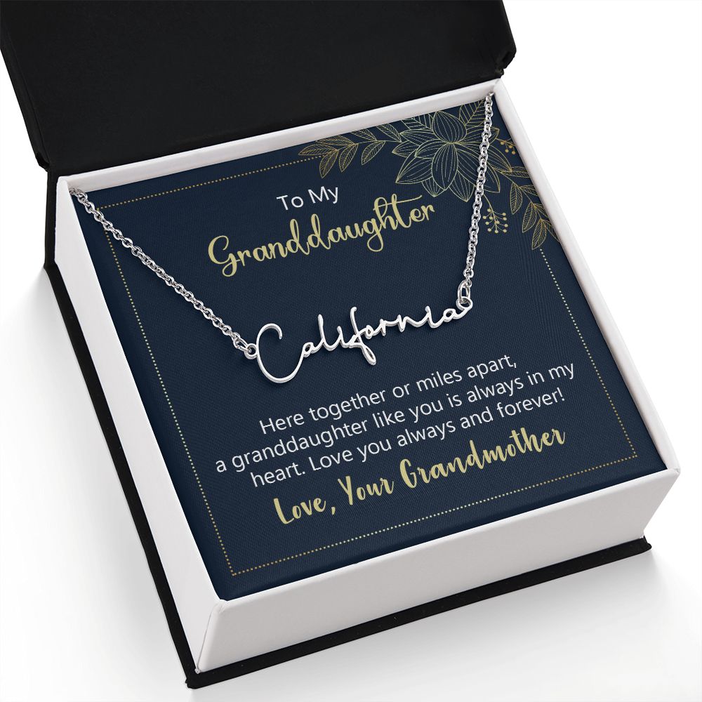 Testing Signature Name Necklace 2.23.22