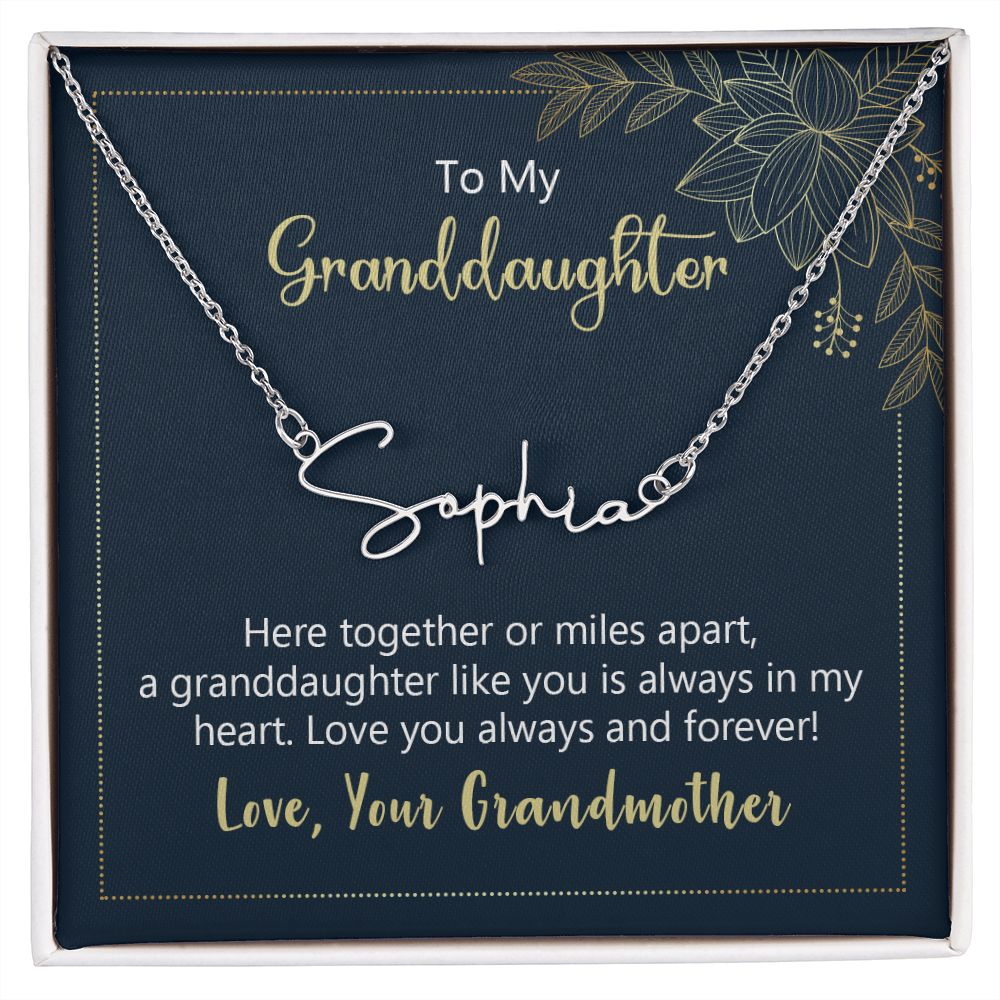 Testing Signature Name Necklace 2.23.22