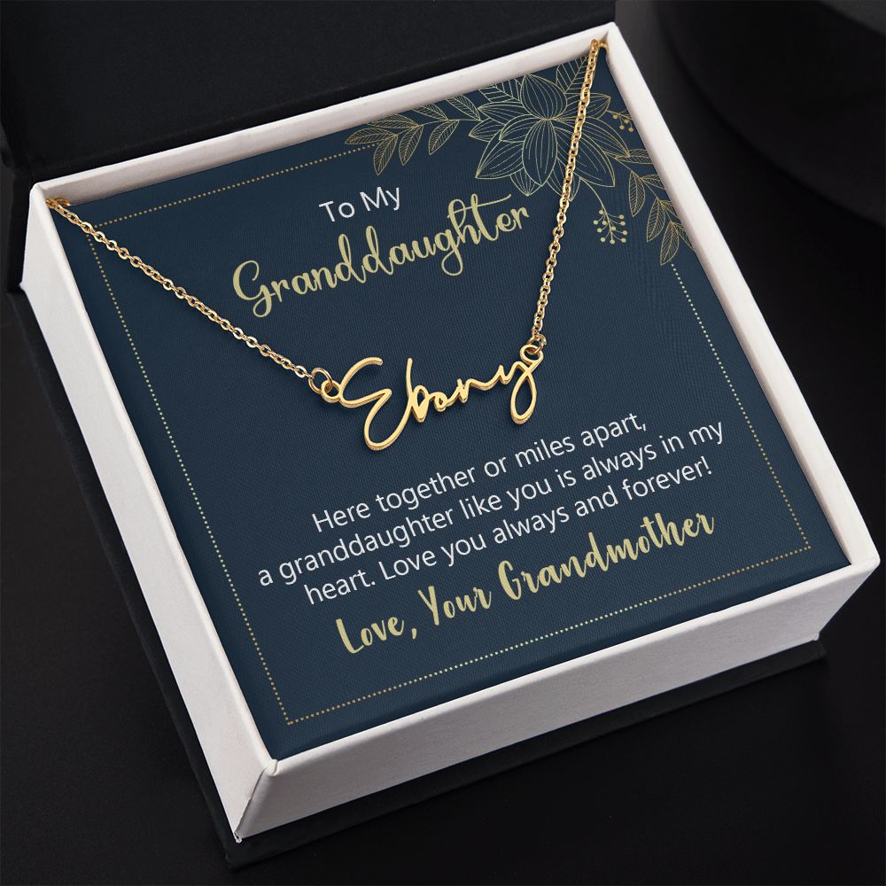 Testing Signature Name Necklace 2.23.22