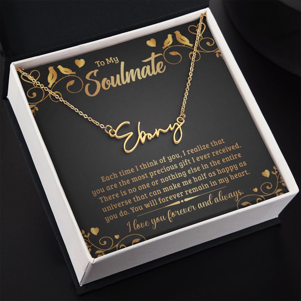 Final Test Signature Name Necklace