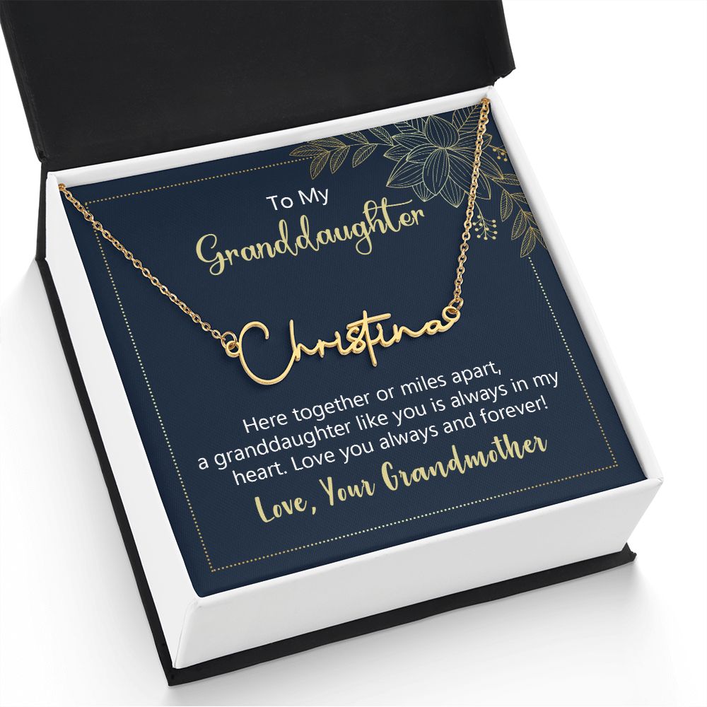 Testing Signature Name Necklace 2.23.22