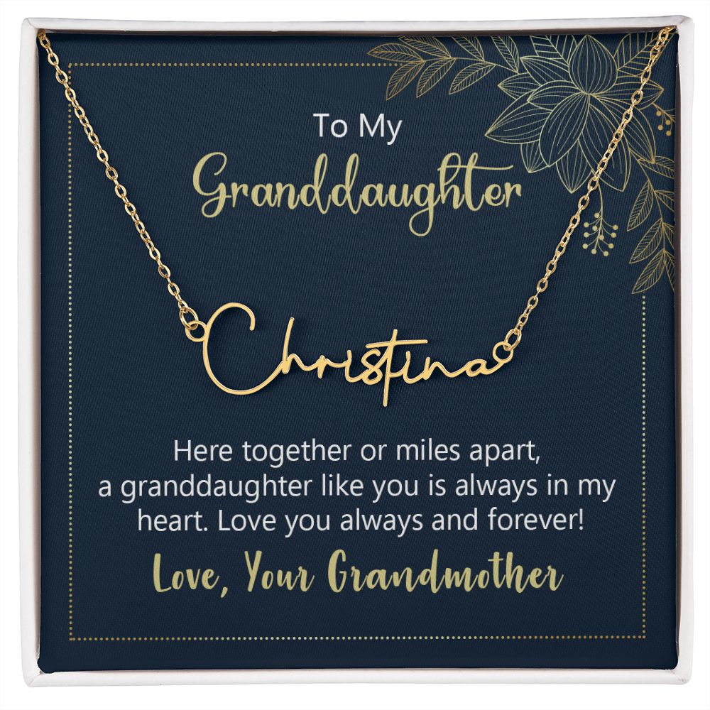 Testing Signature Name Necklace 2.23.22
