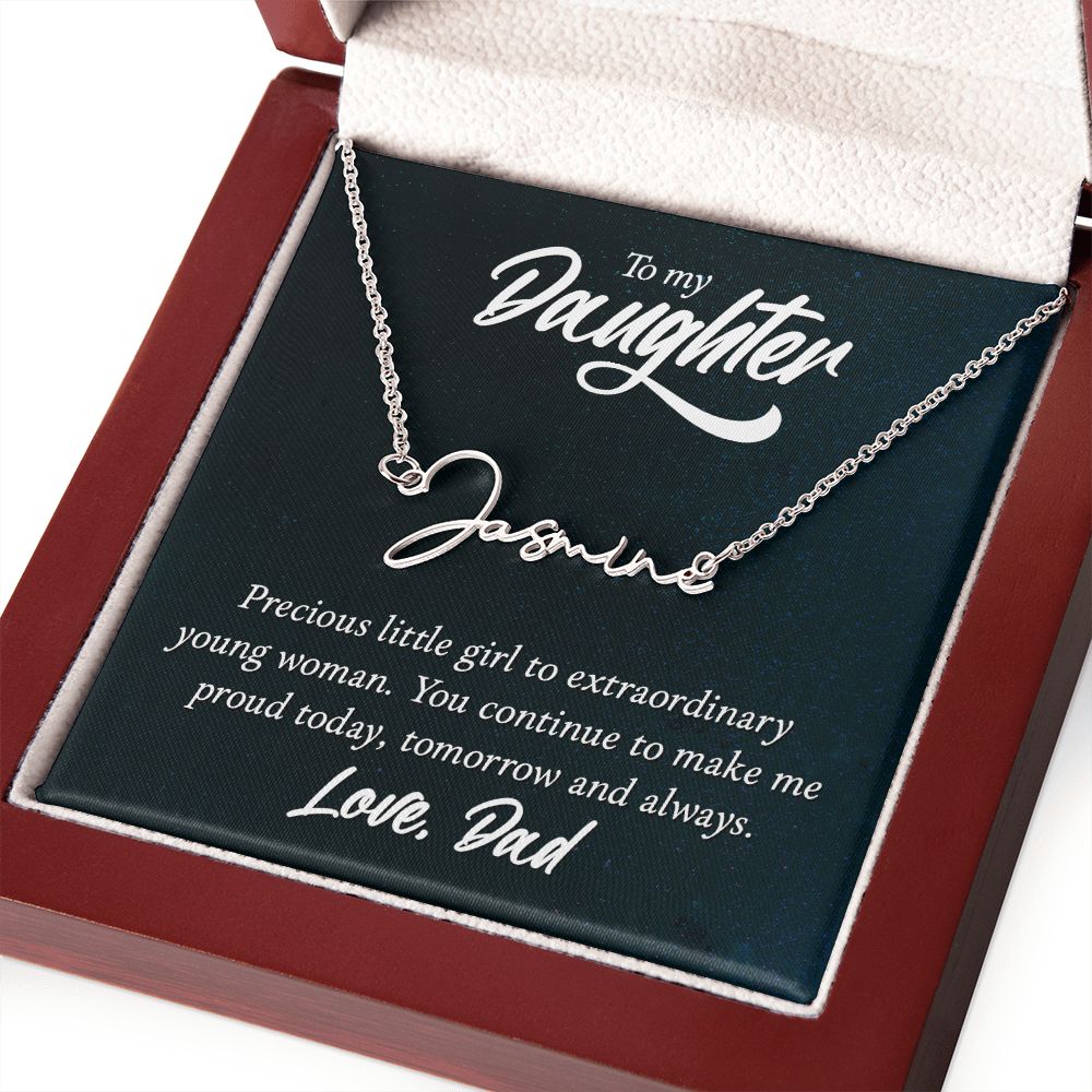 Signature style name necklace