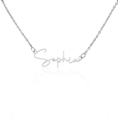 Testing Signature Name Necklace (NO MC) 2.22.23