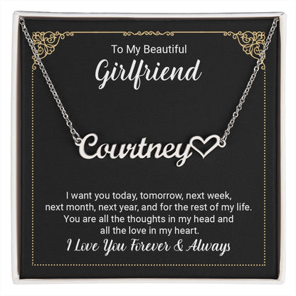Testing Heart Name Necklace 3.28