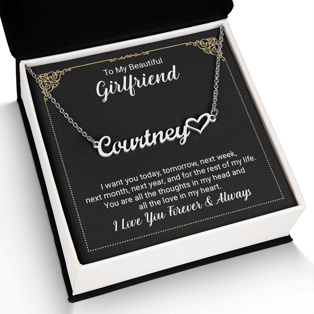 Testing Heart Name Necklace 3.28