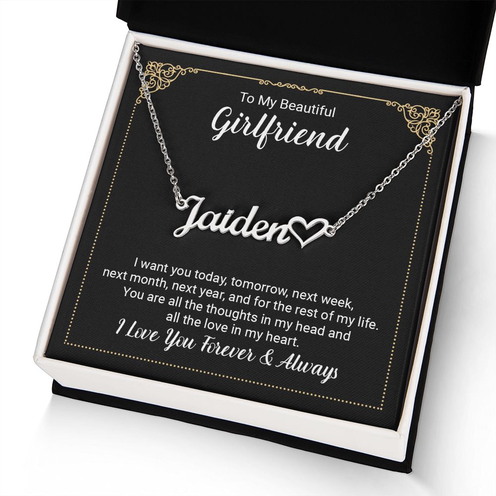 Testing Heart Name Necklace 3.28