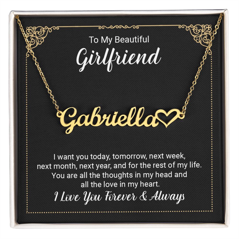 Testing Heart Name Necklace 3.28