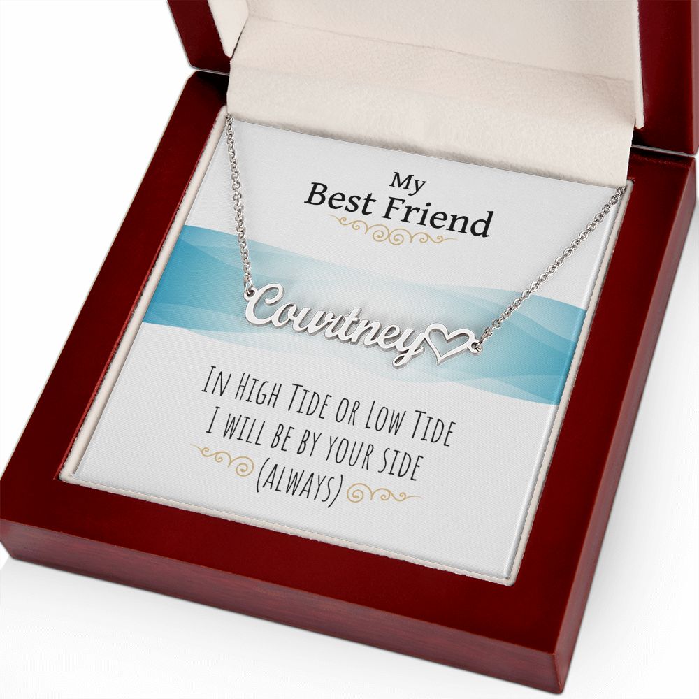 Testing Heart Name Necklace