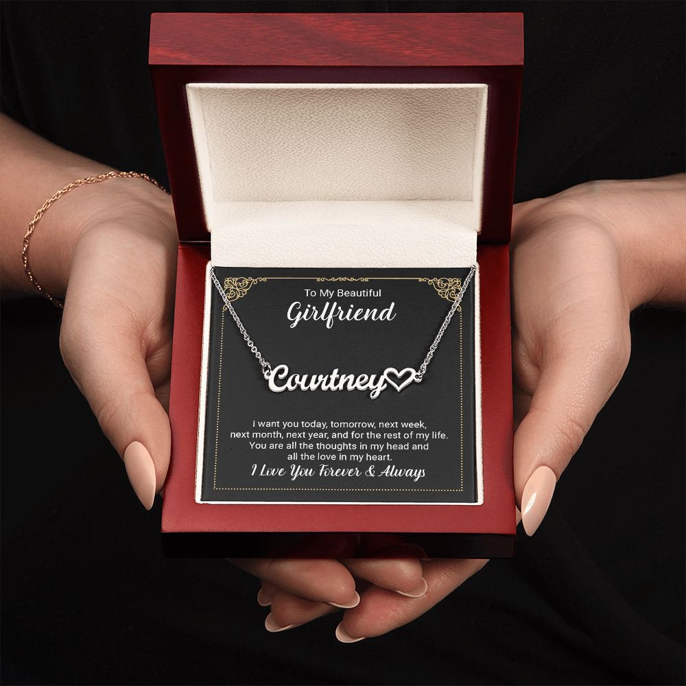 Testing Heart Name Necklace 3.28