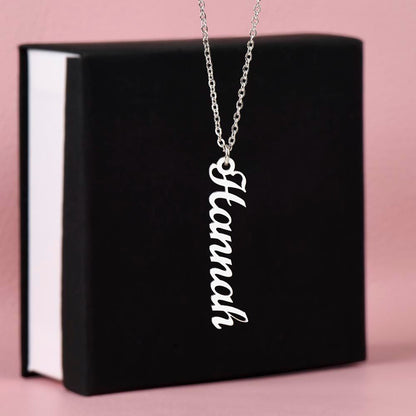 Testing Vertical Name Necklace (NO MC)
