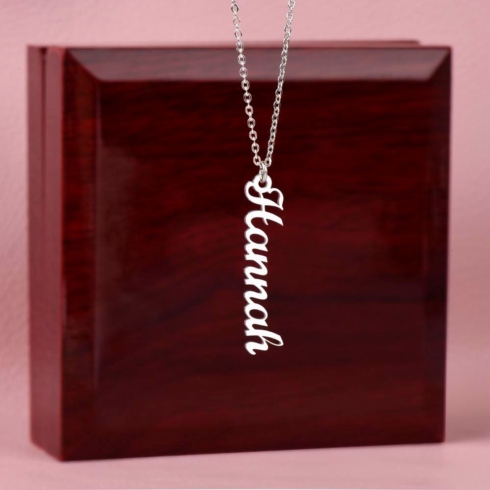 Testing Vertical Name Necklace (NO MC)