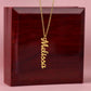 Testing Vertical Name Necklace (NO MC)