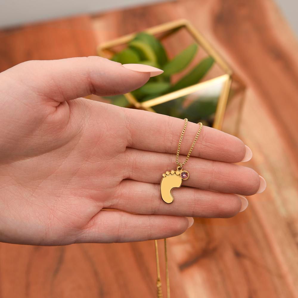 Testing Baby Foot Necklace 4.11.23