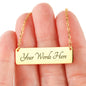 Horizontal Bar Necklace