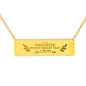 Horizontal Bar Necklace