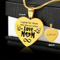 Testing Engraved Heart - Love Mom Paw Prints