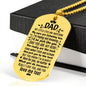 Testing Engraved Dog Tag - Dad My little eyes are watching