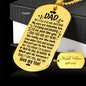 Testing Engraved Dog Tag - Dad My little eyes are watching