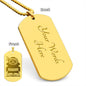 Testing Engraved Dog Tag Necklace  2.6.23