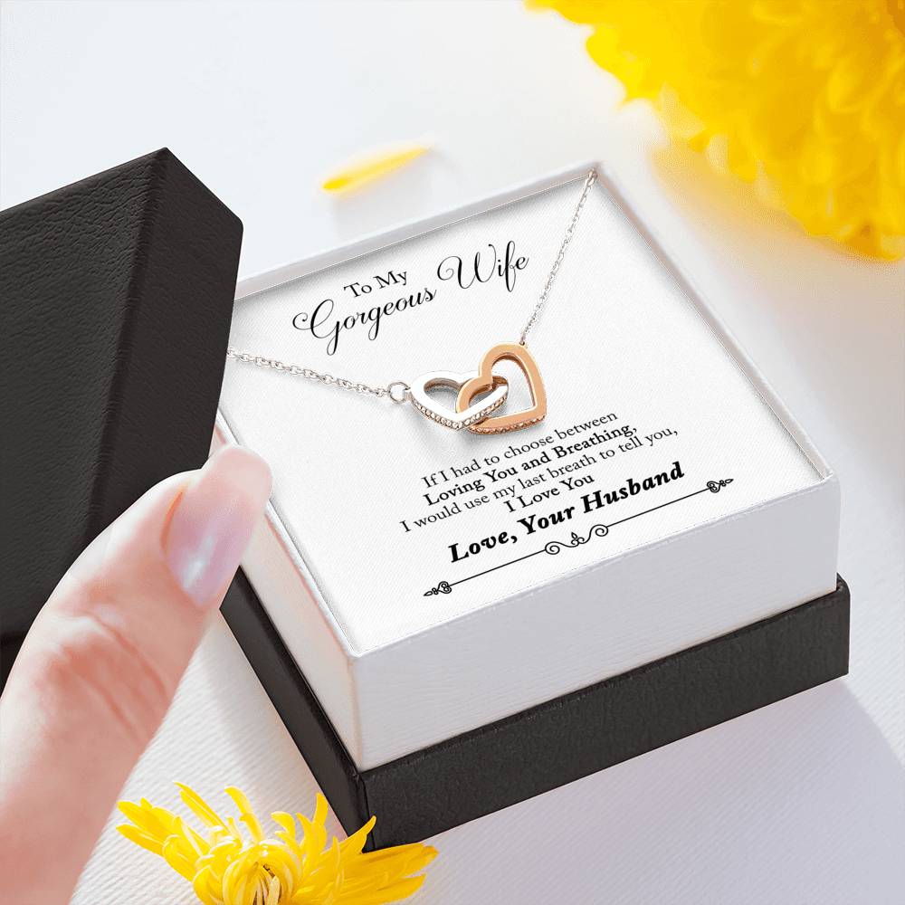 Sample Interlocking Hearts - Sellers Sample Kit - To My Gorgeous Wife -