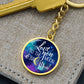 Graphic Circle Keychain Test 11.10