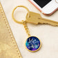 Graphic Circle Keychain Test 11.10