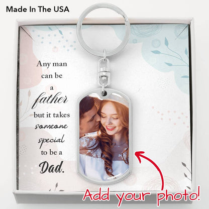 BUMC Dog Tag Keychain